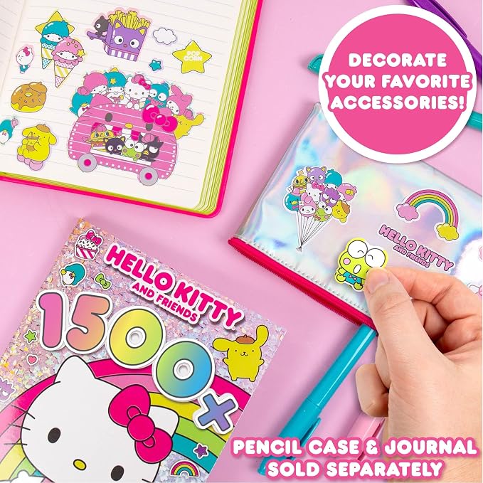 Horizon Group USA Sticker Book, Hello Kitty and Friends, 1500+ Stickers