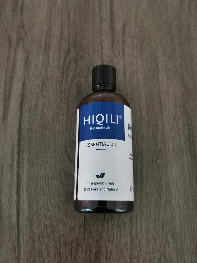 HIQILI Rosemary Essential Oil for Hair Care, Diffuser & Aromatherapy