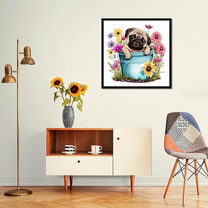 Benjenes Dog Diamond Art Kits for Adults, Diamond Painting Kits