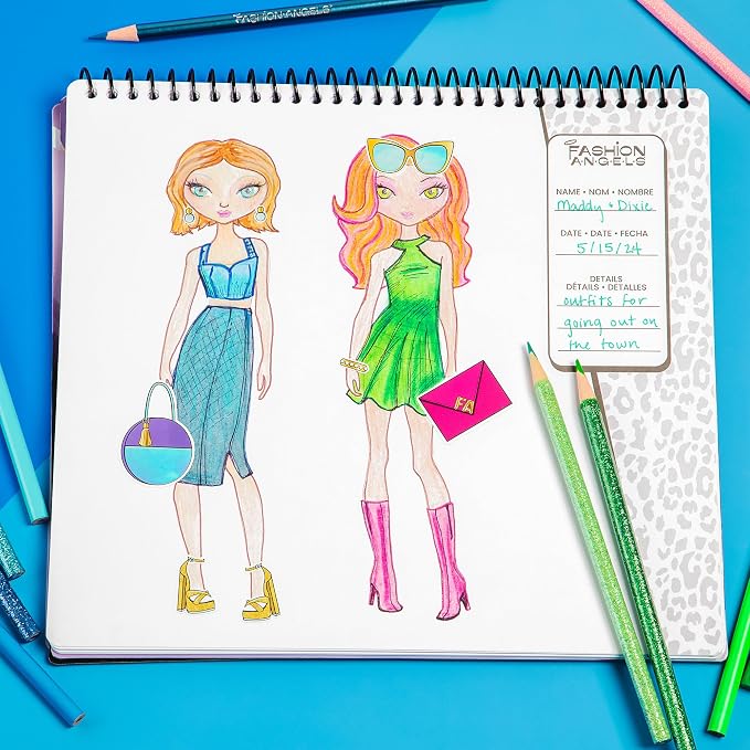 Fashion Angels Glam Fashion Sketch Set