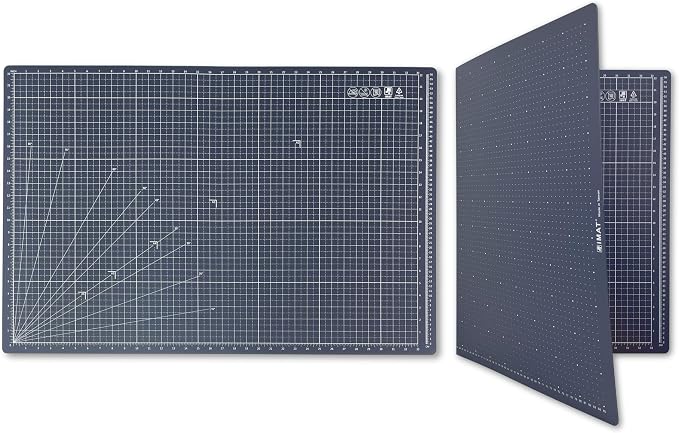 iMAT Flip Cutting Mat Note A1 Foldable Double-Sided Navy Blue