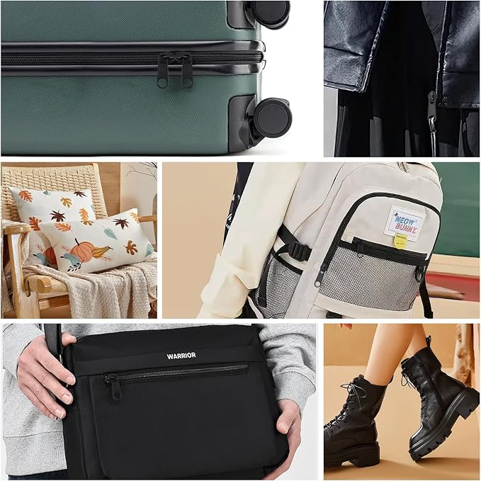 DOITEM 20Pcs Zipper Repair Kit Zippers Replacement 5# Zipper Pull Rescue Kit for Clothing Jackets Purses Luggage Backpacks