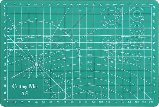 Self Healing Cutting Mat, A5 Rotary Cutting Sewing Mat for Crafts, Double Sided 5-Ply Craft Cutting Board for DIY Art Work Cutting, Hobby, Stencil, Scrapbooking (6"x8")