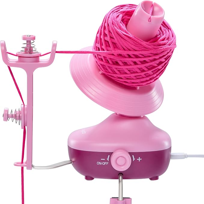 Caydo Electric Yarn Winder, Effortless Yarn Organizer for Crochet Lovers