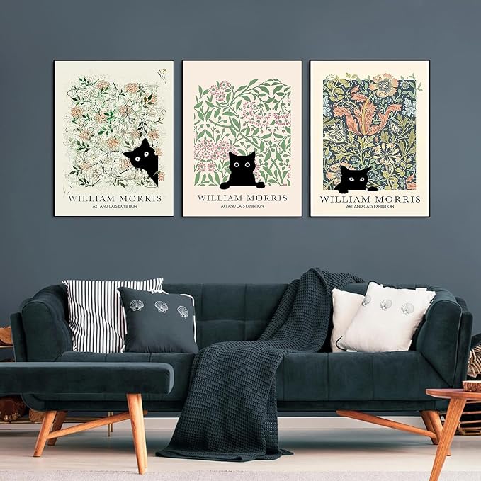 4 Pack Black Cat Diamond Art Kits for Adults Diamond Painting Kit Beginner