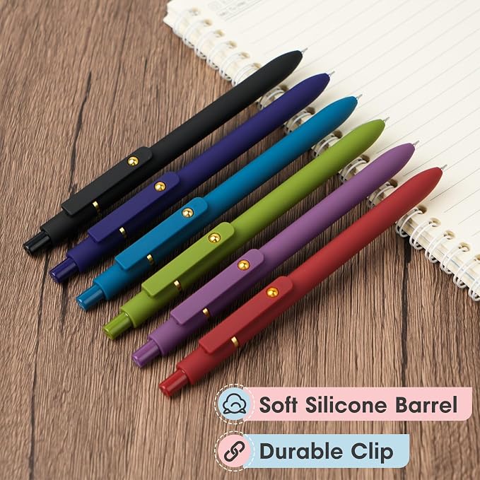 Ddaowanx Colored Gel Pens Set,0.5mm Fine Point Color Ink Pens