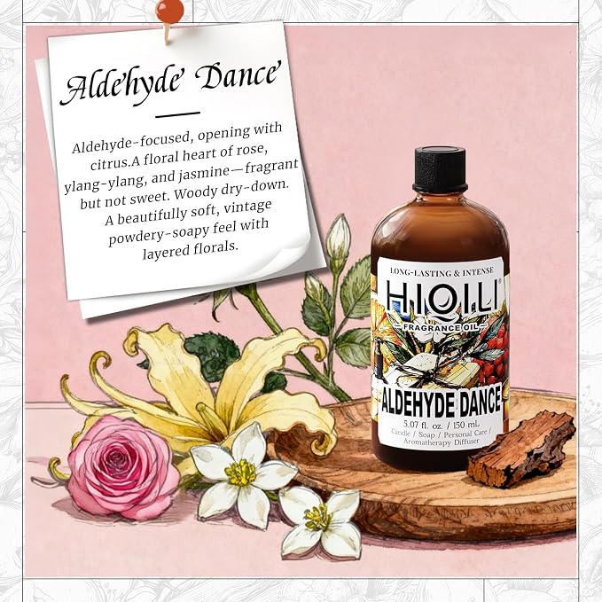 HIQILI Aldehyde Dance Fragrance Oil for Diffuser, Candle, Room Spray Making