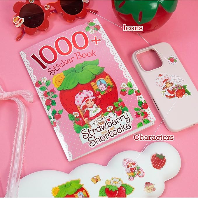 Horizon Group USA Sticker Book, Strawberry Shortcake, 1000+ Stickers