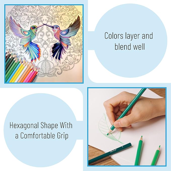 Mr. Pen- Colored Pencils for Kids, 36 Pack, Soft Core Pre-Sharpened | Color Pencils Bulk for Adult Coloring Book, Drawing, Sketching, Teacher Supplies, Classroom Prizes, Kids Party Favors