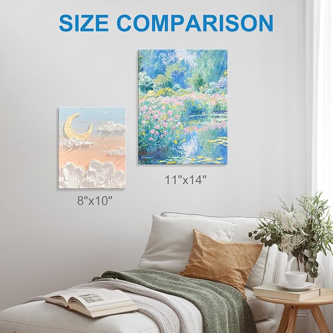 35 Pack 11 x 14 Inch Canvas Boards for Painting Pre-Primed Paint Canvas