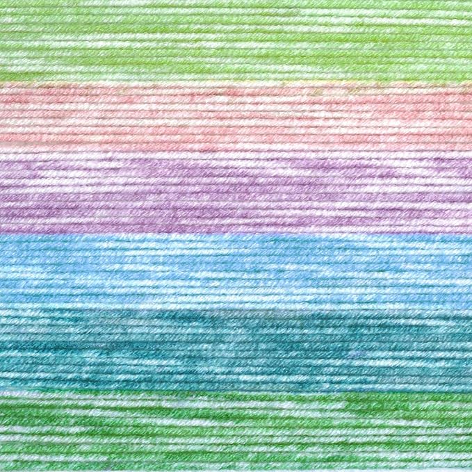 Lion Brand Yarn, Mandala Ombré Yarn, Balance, Rainbow Multicolor, 3 Pack | Variegated Yarn for Crochet, Knit, Crafts, Soft, Acrylic Fiber for Blankets, Worsted Weight Sweaters, Colorful Shawls
