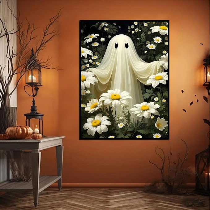 HHMATITS Halloween Ghosts Diamond Art Kits for Adults