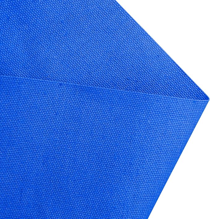 10oz Heavy Duty Cotton Canvas Fabric 60" x 40", Thick Cotton Duck Cloth for Painting, Sewing, Crafts, Tote Bags, Embroidery, Home Decor, Drop Cloth (Royal Blue)