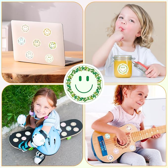 50PCS Smile Flower Stickers