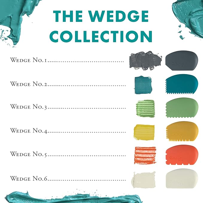 Princeton Catalyst Tools, Art Supplies for Texturizing and Moving Paint, Wedge- White