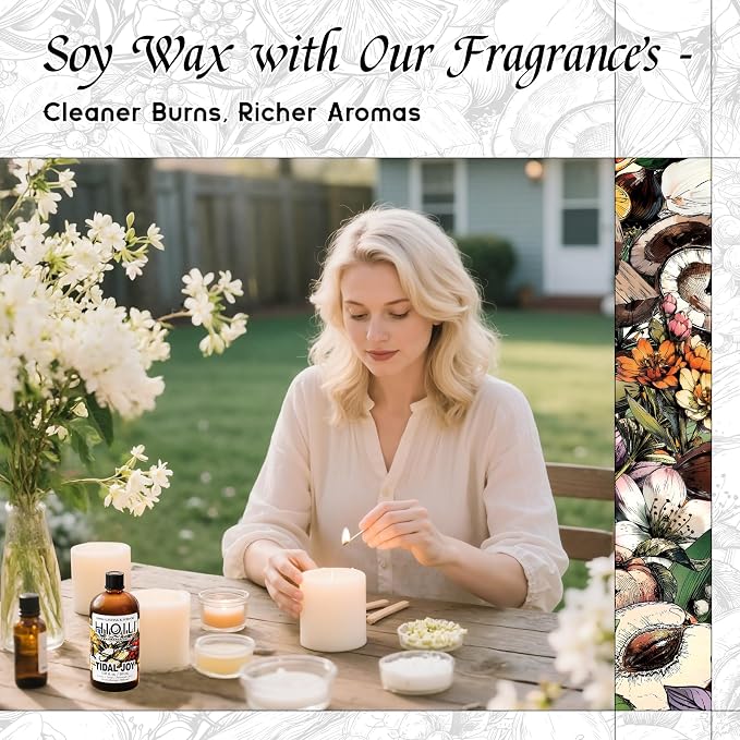 HIQILI Tidal Joy Fragrance Oil for Diffuser,Soap,Perfume,Candle Making