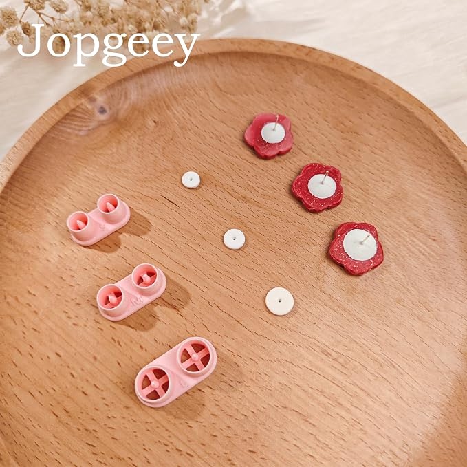 Stud Post Embedding Tool Set for Polymer Clay Earring, Polymer Clay Tools