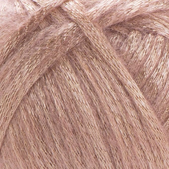 YarnArt Melody Variegated Chainette – Metallic Sheen Fiber for Knitting, Crochet & Embroidery, 100g (3.5 oz) Skein, 230m (251 yd), Premium Blend of 70% Polyamide 21% Acrylic 9% Wool (882)