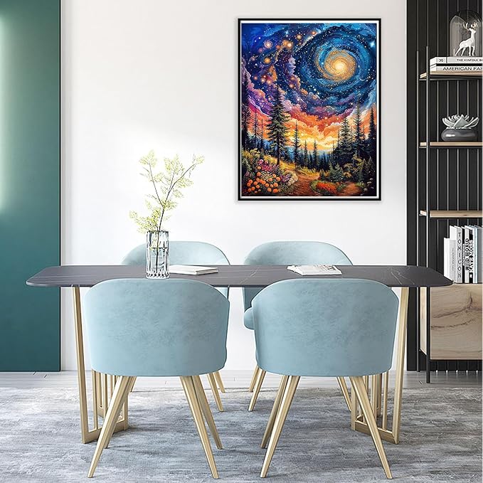 cviokrdu Landscape Paint by Numbers Kit for Adults - Scenery Adult Paint by Number Kits on Canvas, DIY Oil Painting for Gift Home Wall Decor (16x20inch)