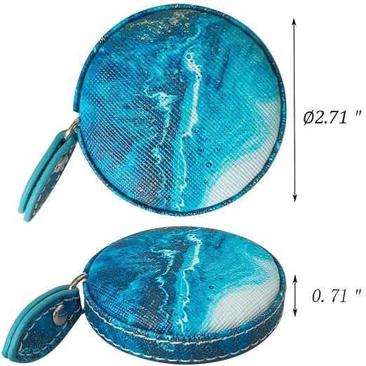 Tape Measure for Body Measuring Fabric Sewing Tailor Ruler Flexible Soft Pocket Small Mini Body Measurement Cloth Measuring Tape 60 Inch Premium Leather Retractable Tape Measure