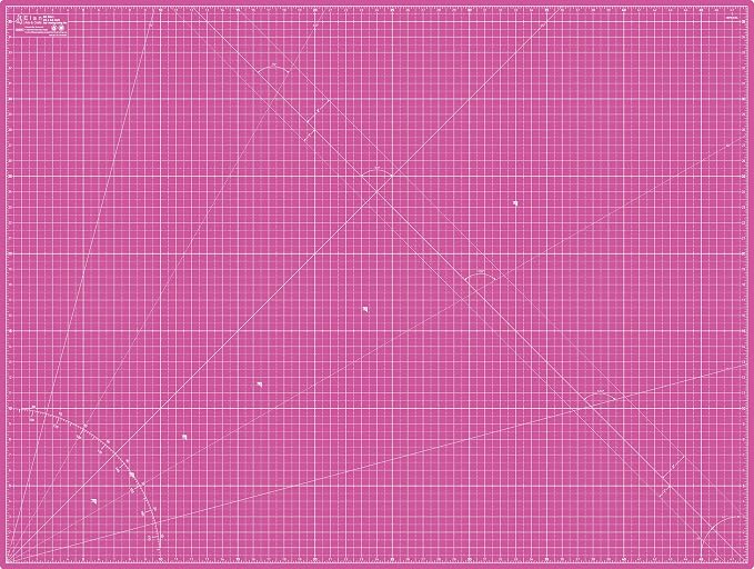 Elan Cutting Mat A0 Pink & Purple, Extra Large Self Healing Cutting Mat 36 x 48 Inch, 5-Ply Craft Board Pink, Hobby Board for Crafts 36x48 Inch