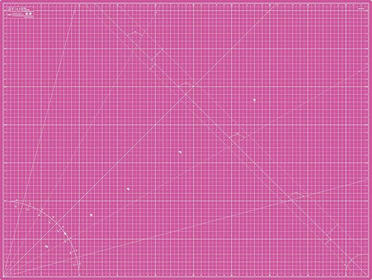 Elan Cutting Mat A0 Pink & Purple, Extra Large Self Healing Cutting Mat 36 x 48 Inch, 5-Ply Craft Board Pink, Hobby Board for Crafts 36x48 Inch