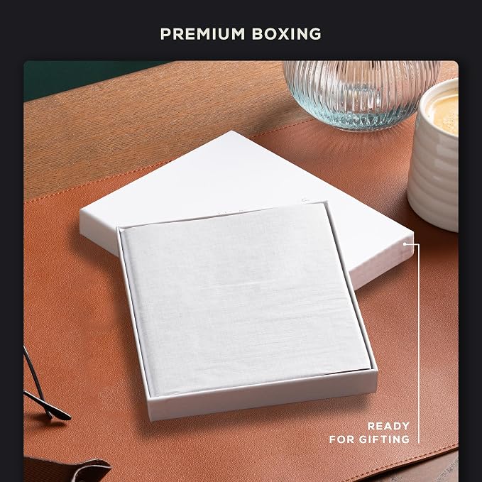 Beechmore Books 8x8 Square Mixed Media Sketchbook 160 GSM/98lb, Gift Box | Vegan Leather Hardcover Art Journal with Lay-Flat Binding, Perforated Ivory Pages for Drawing & Doodling