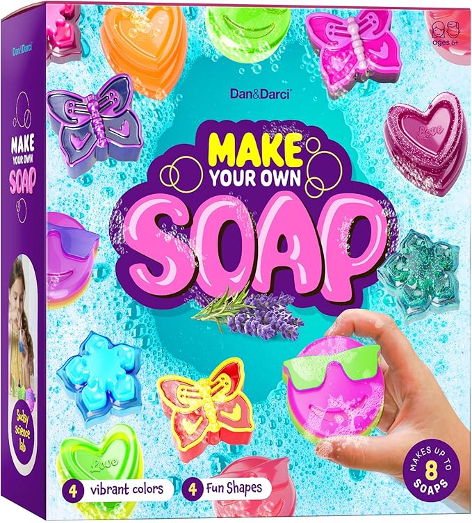 Soap Making Kit for Kids - Crafts Science Toys - Birthday Gifts for Kids | Gifts for Girls and Boys Age 6-12 Years Girl DIY Kits - Best Educational Craft Activity Gift for 6-12 Year Old Kid