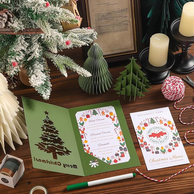 35 Sheets Bamboo Green Cardstock 92LB Construction Paper 8.5 x 11 Inch