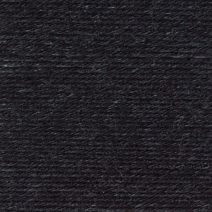 Lion Brand Yarn, Heartland Crochet Yarn, Black Canyon, Black, 3 Pack