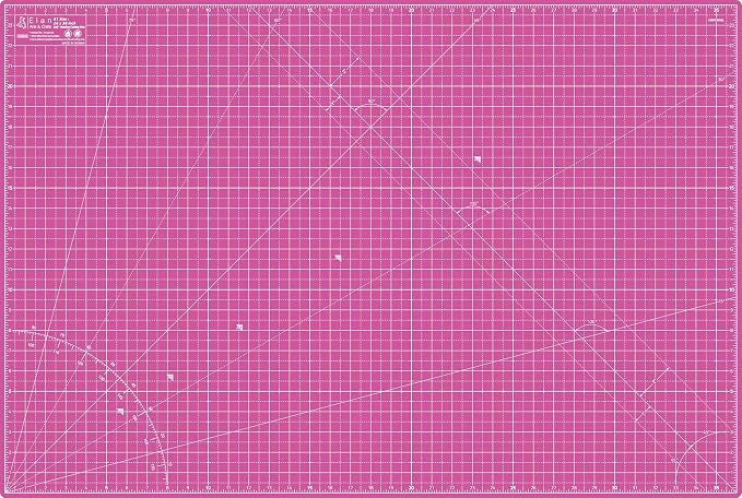 Elan Cutting Mat A1 Pink & Purple, Large Self Healing Cutting Mat 24 x 36 Inch, 5-Ply Craft Board Pink, Hobby Board for Crafts 24x36 Inch