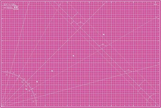 Elan Cutting Mat A1 Pink & Purple, Large Self Healing Cutting Mat 24 x 36 Inch, 5-Ply Craft Board Pink, Hobby Board for Crafts 24x36 Inch