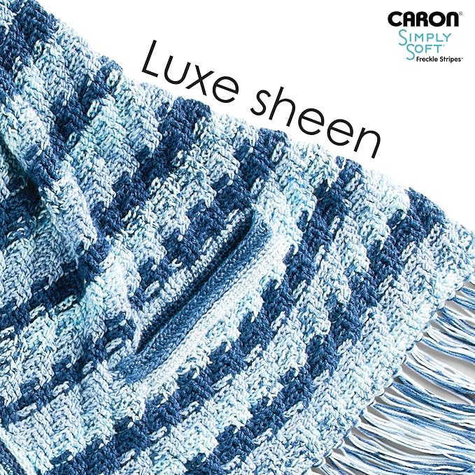 Caron Simply Soft Freckle Acrylic Yarn for Crocheting Soft, Moss, 3-Pack