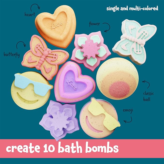 Dan&Darci Soap & Bath Bomb Making Kit for Kids, 3-in-1 Spa Science Kits, Craft Gifts for Girls & Boys Age 6-12 Year Old Girl Crafts: DIY Experiment Toys, Gift for Kid Ages | Gifts for Girls & Boys Age 6-12 Year Old Girl Crafts: DIY Experiment Toys, Gif...