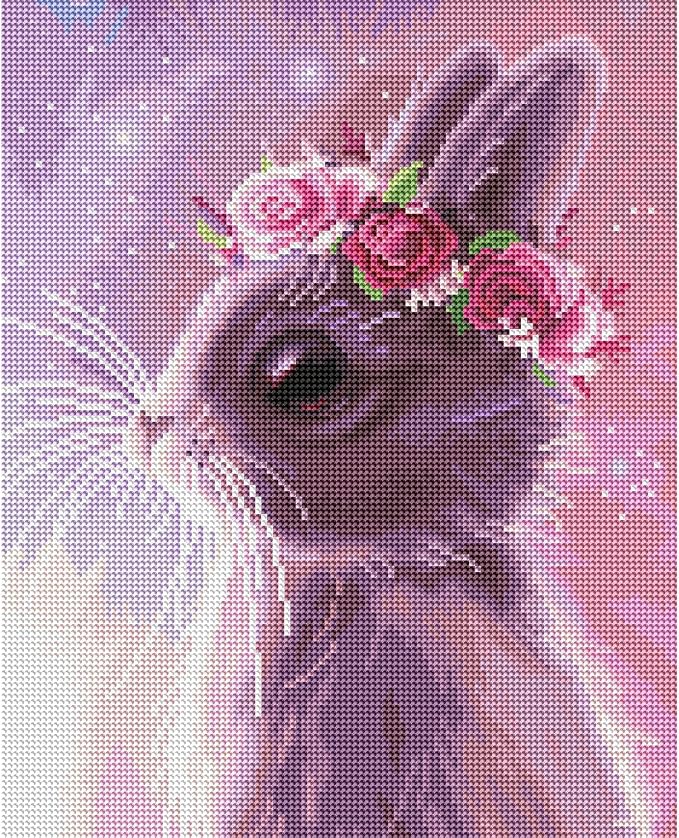 DIAMOND ART CLUB Fairy Bunny Diamond Art Kits for Adults