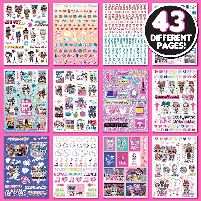 Horizon Group USA Sticker Book, L.O.L. Surprise, 1500+ Stickers