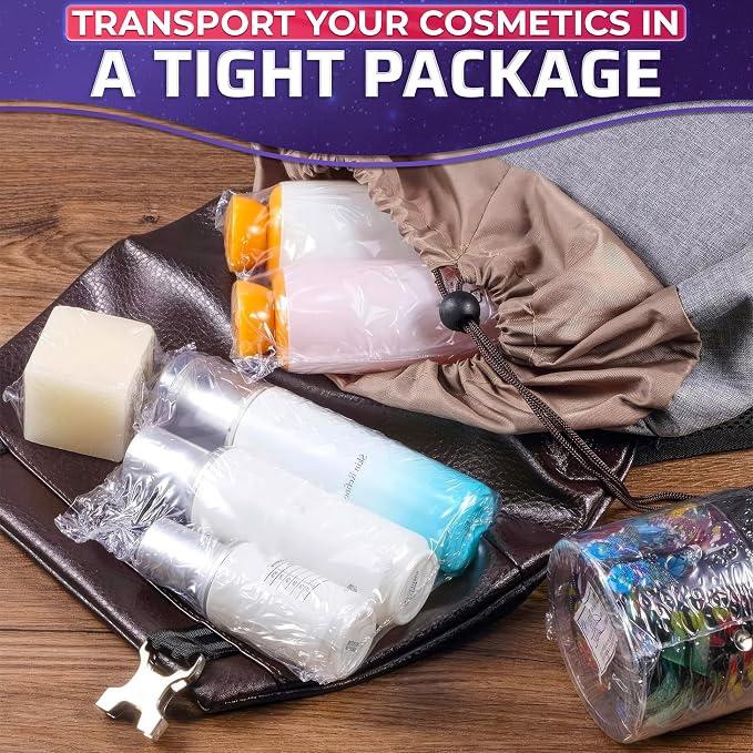 200 Pcs Heat Shrink Wrap Bags, 3 Sizes, Clear PVC for Gift Wrapping | Heat Seal Bags; Heavy-Duty; 3.93x5.90 (120) 7.67x9.64 (50) 9.64x11.61 (30) In; for Soap, Candles, Bath Bombs, & DIY Packaging