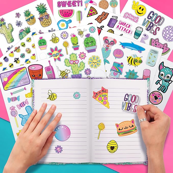 Fashion Angels 1000+ Ridiculously Cute Stickers | 40-Page Sticker Book, Fun Craft for Scrapbooks, Planners, Gifts & Rewards, For Kids Ages 6+