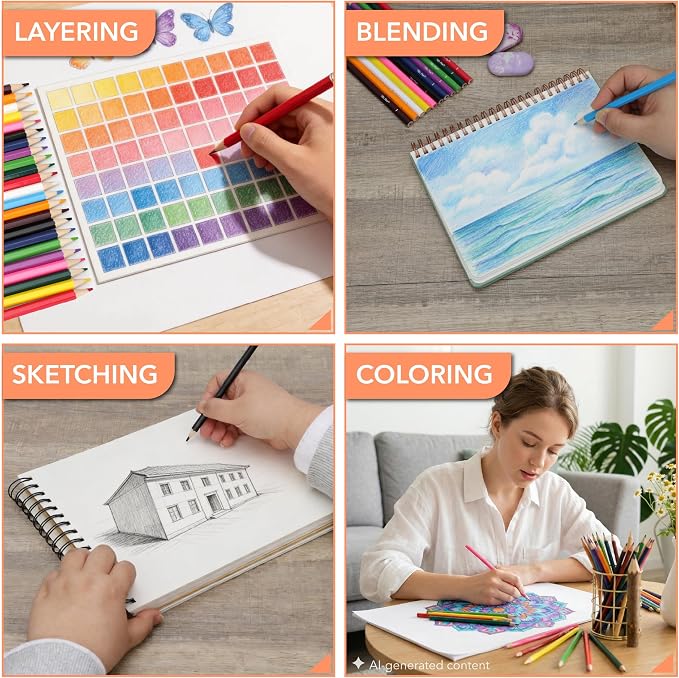 Mr. Pen- Bulk Colored Pencils for Kids, 12 Colors/Set, 24 Sets, Soft Core | Pre-Sharpened Color Pencils Bulk for Adult Coloring Book, Drawing, Sketching, Classroom Prizes, Kids Party Favors