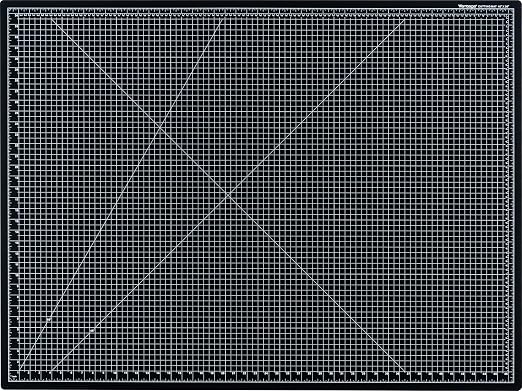 Dahle Vantage 10674 Premium Self-Healing Cutting Mat, 36"x48", 1/2" Grid, 5 Layers for Max Healing, Perfect for Crafts & Sewing, Black