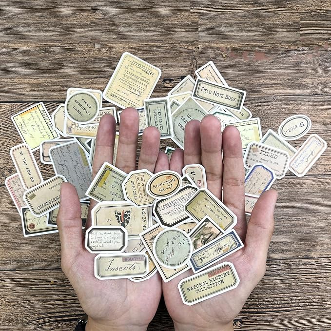 140 Pcs Vintage Aesthetic Stickers for Adults
