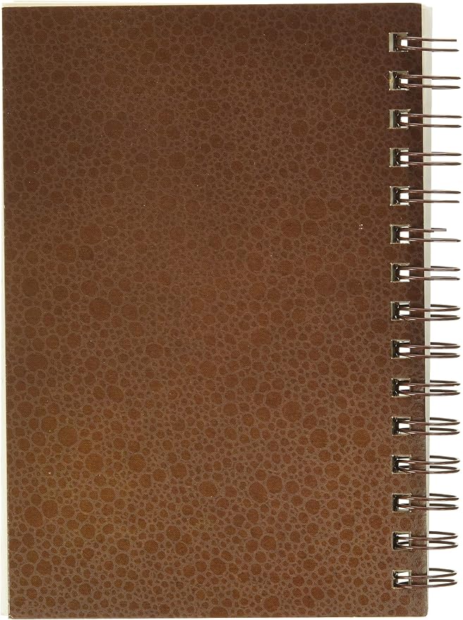 Strathmore Wire Bound Visual Journal, 140 lb. Cold Press Watercolor Paper, 5.5 X 8 inches, White, 22 Sheets (460-55)