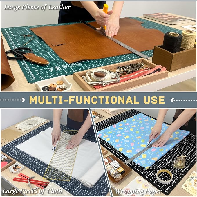 iMAT Flip Cutting Mat Note A1 Foldable Double-Sided Black