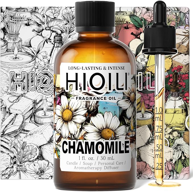 HIQILI Chamomile Fragrance Oil for Candle, Soap Making - 1 Fl Oz