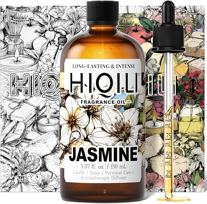 HIQILI Jasmine Fragrance Oil for Women Perfume Making - 5.07 Fl Oz
