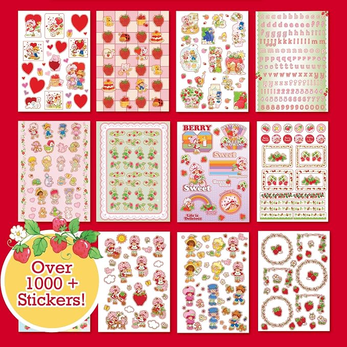 Horizon Group USA Sticker Book, Strawberry Shortcake, 1000+ Stickers