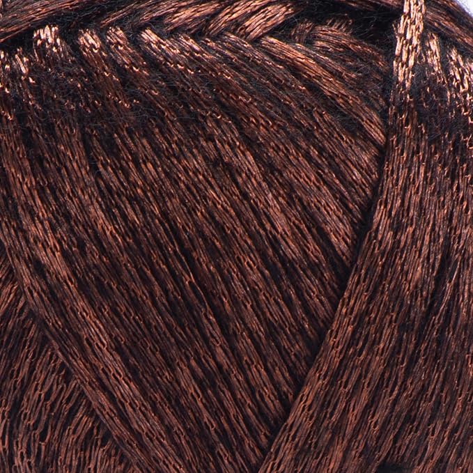 YarnArt Melody Variegated Chainette – Metallic Sheen Fiber for Knitting, Crochet & Embroidery, 100g (3.5 oz) Skein, 230m (251 yd), Premium Blend of 70% Polyamide 21% Acrylic 9% Wool (899)