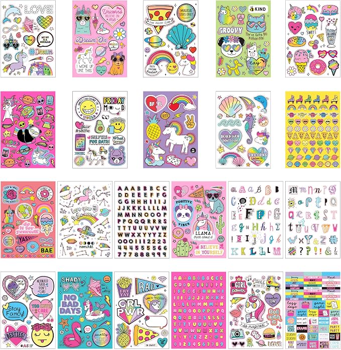 Horizon Group USA Sticker Book, Just My Style, 1000+ Stickers