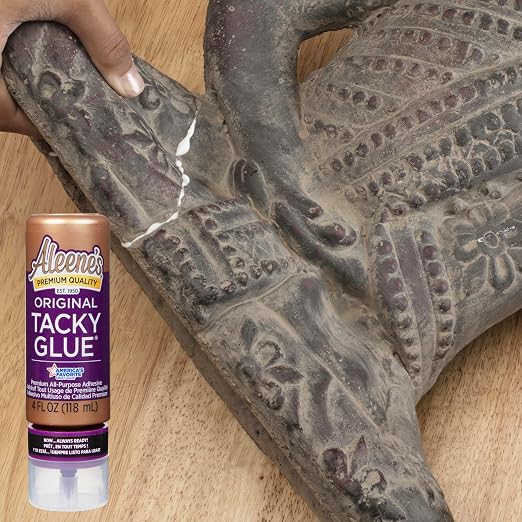 Aleene's Orignial Tacky Glue for Crafts in Always Ready Bottle, Nontoxic, Dries Clear, 4 fl oz