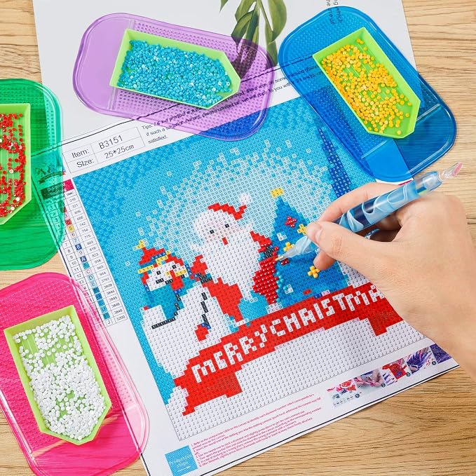 18 Pieces Anti-Slip Sticky Mat for Diamond Art Painting